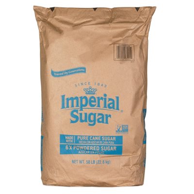 Imperial 6X Powdered Sugar - 50 lb Bag